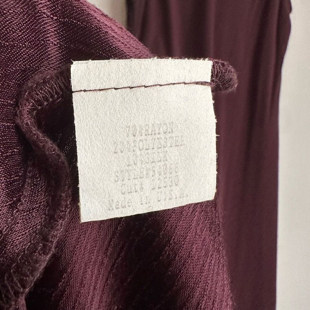 Spencer Alexis Vintage Maroon Maxi Dress‎ Y2K Grunge Goth size 8 - Picture 5 of 7